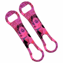 Skull Girl Neon Pink Glitter Kolorcoat™ Bar Tools -Endurance Sales OP VR P GLT SKLGRL