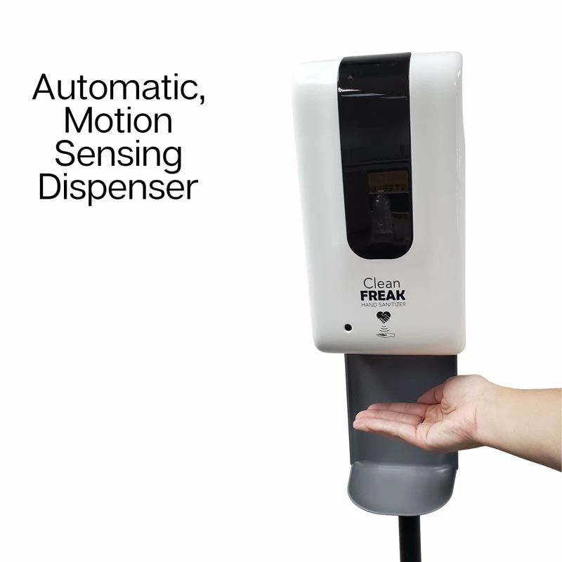 Clean Freak - Hands Free Sanitizer Dispenser Stand - Plus Sanitizer 3 Clean Freak - Hands Free Sanitizer Dispenser Stand - Plus Sanitizer