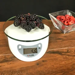 Digital White Kitchen Scale - Glass Top -Endurance Sales SC D GTOP WHT Rollover