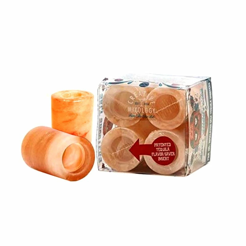 Himalayan Salt Shot Glasses- Set Of 4 4 Himalayan Salt Shot Glasses- Set Of 4 - Image 2