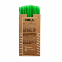 Pasta Straws - Gluten-Free - 7.5" - Green - 150 Pack -Endurance Sales STR PASTA LGR150 BPC 1
