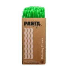 Pasta Straws - Gluten-Free - 7.5" - Green - 150 Pack