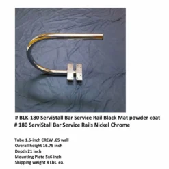 SERVISTALL #180 - SINGLE ARM WAITRESS STALL - COLOR OPTION -Endurance Sales ServiStall 1