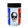 American Flag W/Skull Stainless Steel Can And Bottle Cooler - 12 Oz