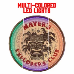 Custom LED Wood Barrel Top Sign - Tiki Bar -Endurance Sales TIKI BAR LISTING 1