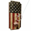Wall Mounted Ring Toss Game With Bottle Opener - US Flag -Endurance Sales WM ring toss bottle opener US FLAG