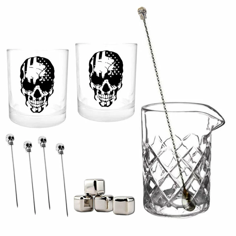 BarConic® Skull Whiskey Set 3 BarConic® Skull Whiskey Set