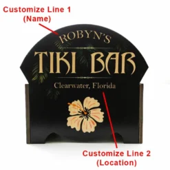 CUSTOMIZABLE WOODEN CONDIMENT CADDY - TIKI 9 CUSTOMIZABLE WOODEN CONDIMENT CADDY - TIKI -Endurance Sales Wooden condiment caddy4