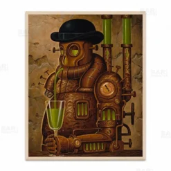 Absenth 24" X 30" Wooden Table Top - Two Types Available -Endurance Sales absenth 24x30 wooden table top with featured artist pooch bpc 1