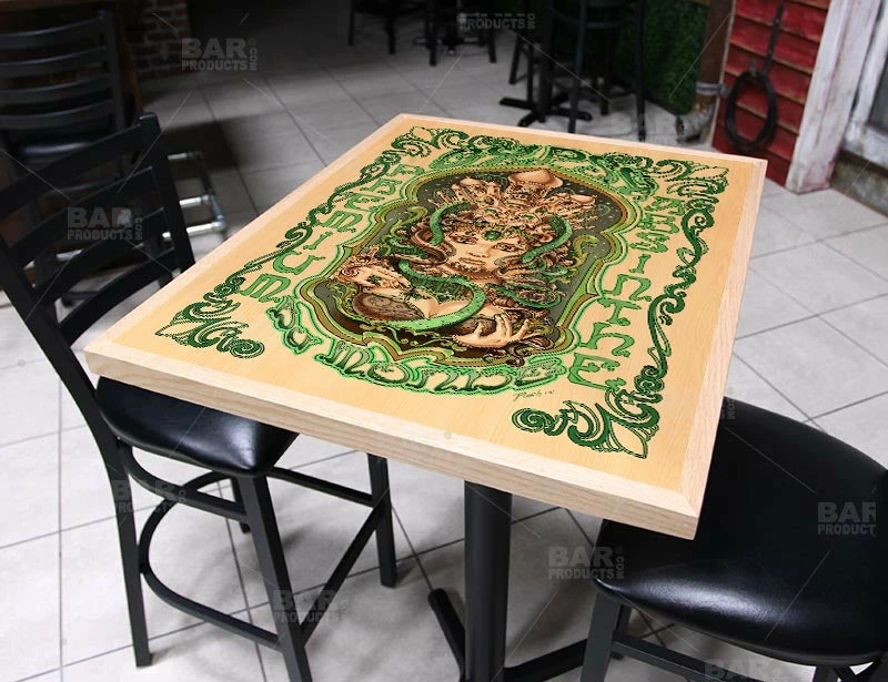 Absinthe 24" X 30" Wooden Table Top - Two Types Available 4 Absinthe 24" X 30" Wooden Table Top - Two Types Available - Image 2