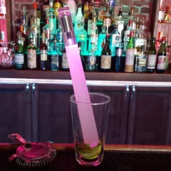 BarConic® Clear Acrylic Muddler With Multicolor LED - 30cm -Endurance Sales acrylic muddler led light up 1