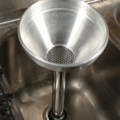 Aluminum Strainer Funnel - 1 Quart -Endurance Sales aluminum funnel strainer bpc de169e69 e457 466a 8075 026b9b5e8954
