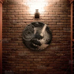 Amor Eterno Round Wooden Table Top - Two Sizes Available -Endurance Sales amor eterno round wooden table top with featured artist daniel esparza bpc 2