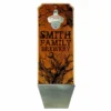 Custom Wall Mounted Wood Plaque Bottle Opener And Cap Catcher - Family Brewery -Endurance Sales ayn family brewery web1