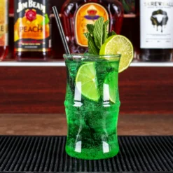 BarConic® Bamboo Shape Glass - 14 Ounce (Quantity Options) -Endurance Sales bamboo glass scene1