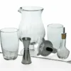 BarConic® Feather Etched Bar Kit W/44oz Stemmed Mixing Glass -Endurance Sales bar kit feather etched