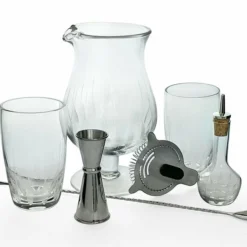 BarConic® Feather Etched Bar Kit W/44oz Stemmed Mixing Glass