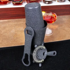 4 Piece Bar Set With V-Rod® - Weathered Iron -Endurance Sales bar set weathered iron scene2