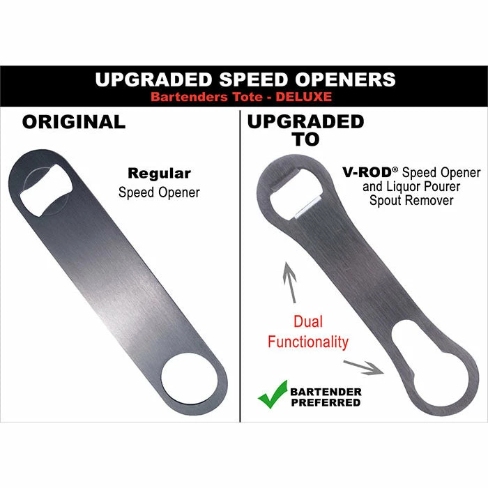 Bartender's Tote – Stainless Steel DELUXE (17pc) 4 Bartender's Tote – Stainless Steel DELUXE (17pc) - Image 2