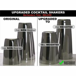 Bartender's Tote – Stainless Steel DELUXE (17pc) 7 Bartender's Tote – Stainless Steel DELUXE (17pc) -Endurance Sales bar tote upgraded shakers 5f222b57 cec2 47ee 93ea 359bd251c1e2