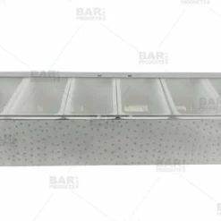 BarConic® Hammered Stainless Steel Condiment Holder - 6 Pint -Endurance Sales barconic hammered stainless steel condiment holder 6 pint bpc 3