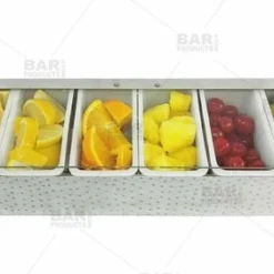 BarConic® Hammered Stainless Steel Condiment Holder - 6 Pint -Endurance Sales barconic hammered stainless steel condiment holder 6 pint bpc 7