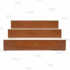 BarConic® LED Liquor Bottle Display Shelf - 3 Steps - Wild Cherry - Several Lengths -Endurance Sales barconic led liquor bottle display shelf 3 step wild cherry bpc 8