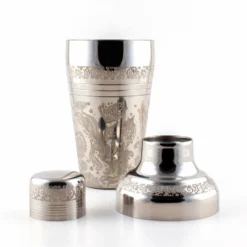 BarConic® Vintage Etched 3 Piece Shaker - 16 Ounce -Endurance Sales barconic vintage 3piece clean2