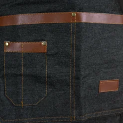 BarConic® Waist Black Denim Apron -Endurance Sales barconic waist black denim apron scene2 fixed final