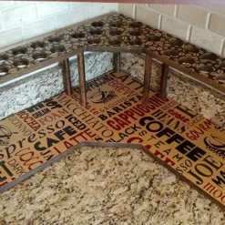 Counter Caddies™ - "BARISTA" Themed Artwork - Corner Shelf - W/ K-CUP Holes 13 Counter Caddies™ - "BARISTA" Themed Artwork - Corner Shelf - W/ K-CUP Holes -Endurance Sales barista kcup web 800