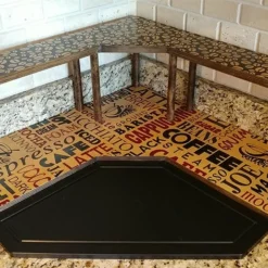 Counter Caddies™ - "BARISTA" Themed Artwork - Corner Shelf -Endurance Sales barista web 3