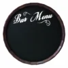 Bar & Menu Chalkboard Barrel Top Tavern Signs (Several Styles Available) -Endurance Sales barr chalk barmenu chalkboard barrel bar sign