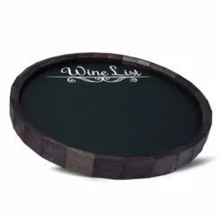 Bar & Menu Chalkboard Barrel Top Tavern Signs (Several Styles Available) -Endurance Sales barr chalk winelist chalk barrel top bar sign