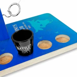CUSTOMIZABLE Battle Toss - 2 Player Ring Toss Game - Bull - Multiple Colors Available! 12 CUSTOMIZABLE Battle Toss - 2 Player Ring Toss Game - Bull - Multiple Colors Available! -Endurance Sales battle toss ring hook game bull blue shot glass