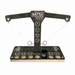 Battle Toss - 2 Player Ring Toss Game - Emoji Track (Light Or Dark) -Endurance Sales battle toss ring hook game emoji dark main