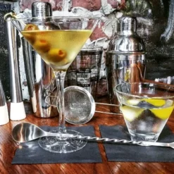 BarConic® “Bar In A Box” – 15 Piece MARTINI Home Bar Set -Endurance Sales bc box set mart martini box set 1