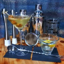 BarConic® “Bar In A Box” – 15 Piece MARTINI Home Bar Set -Endurance Sales bc box set mart martini box set 2