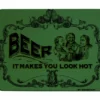 Beer Makes You Look Hot Wood Bar Sign Tavern-Shaped -Endurance Sales beer makes you look hot tavern sign
