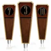 Numbered Beer Tap Handles - Oak Wood - Emblem -Endurance Sales beer tap handle numbers2 8in web main bp800