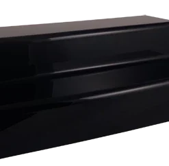 Liquor Bottle Shelves - Black Acrylic - Options Available -Endurance Sales black 2 tier bd