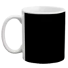 Custom Coffee Mug - Black - 11 Ounce -Endurance Sales black background coffee mug designer left