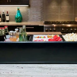 Deep Black Party Barge -Endurance Sales black revo party barge beer ice tub kitchen