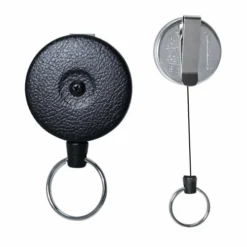 Retractable Reels -Endurance Sales black textured light duty reel 1