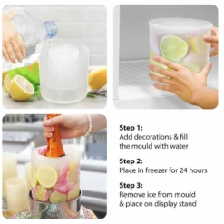 Stainless Steel Ice Bottle Chiller 8 Stainless Steel Ice Bottle Chiller -Endurance Sales botch ss clean2copy