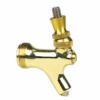 PVD Brass Plated Beer Faucet With Stainless Steel Lever -Endurance Sales brass beer tap keg faucet pvd