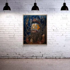 Brew Bot 24" X 30" Wooden Table Top - Two Types Available -Endurance Sales brew bot 24x30 wooden table top with featured artist pooch bpc 2