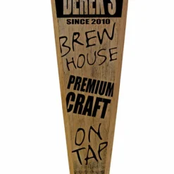 Oak Wood Beer Tap Handles - Flared Shape - Brew House 12 Oak Wood Beer Tap Handles - Flared Shape - Brew House -Endurance Sales brew house wood tap handle 8in bw web