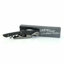Wine Key - Castello™ - Carbon Fiber Handle -Endurance Sales castello carbon fiber handle corkscrew with box