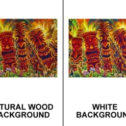 Tiki Laughter 24" X 30" Wooden Table Top - Two Types Available -Endurance Sales cb 2430 tiki laughter