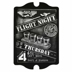 Chalkboard Wood Tavern Sign